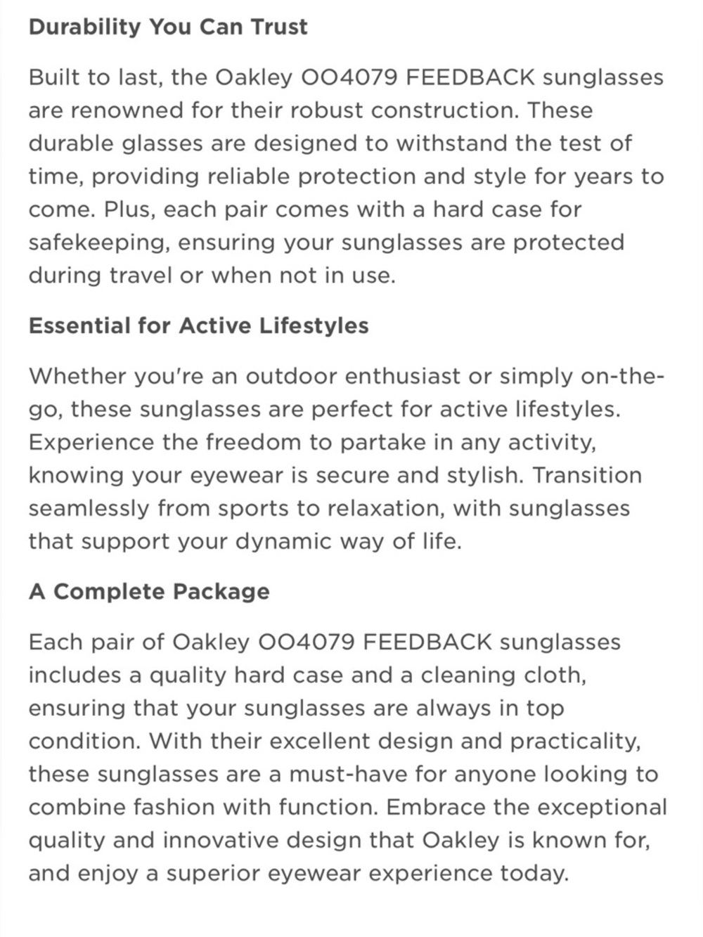 Oakley Feedback Aviator Tortoiseshell Sunglasses with Rose Gold trim NWOT - Picture 15 of 15
